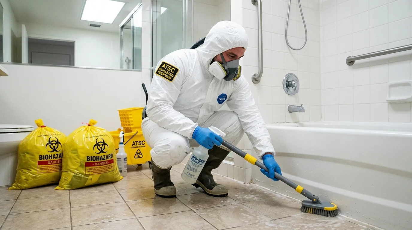 Decontamination equipment deployed for Blood Cleanup in Madison